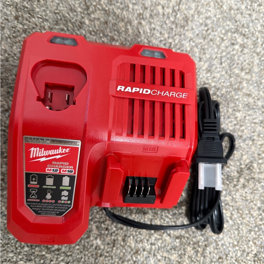 🔌 M12 & M18 Dual Voltage Rapid Charger for Milwaukee 12V/18V Tools ⚡️
